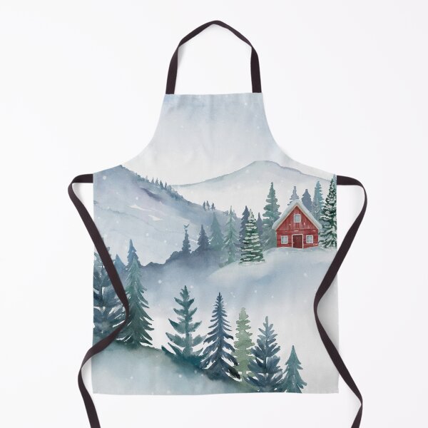 Item preview, White Art, Snowy Trees, Watercolor designed and sold by rurudesign.