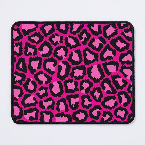 Item preview,  Black Pink, Snow Leopard spotted fur Animal Africa Pattern designed and sold by funnytshirtemp.