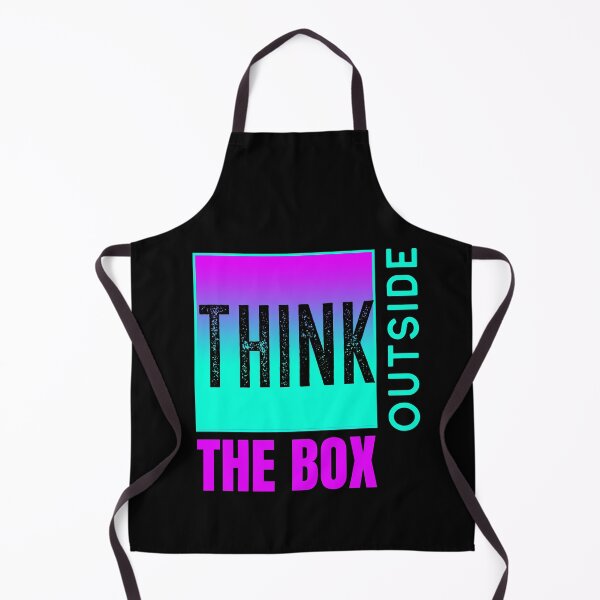 Item preview, Think Outside The Box colourful text designed and sold by Crazy Crow.
