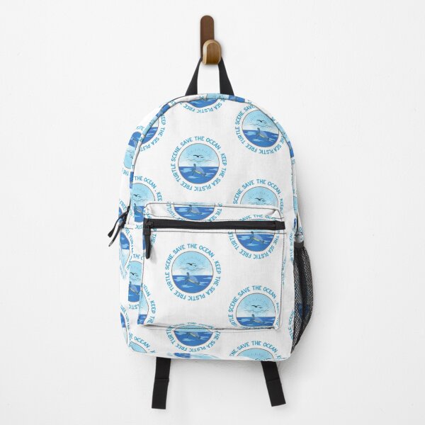 Item preview, Save The Ocean Keep The Sea Plastic Free Turtle Scene designed and sold by YasmaShop.