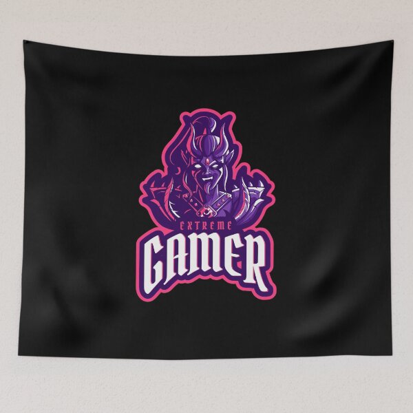Item preview, Extreme Gamer with Female Demon designed and sold by PRIVARSHU.
