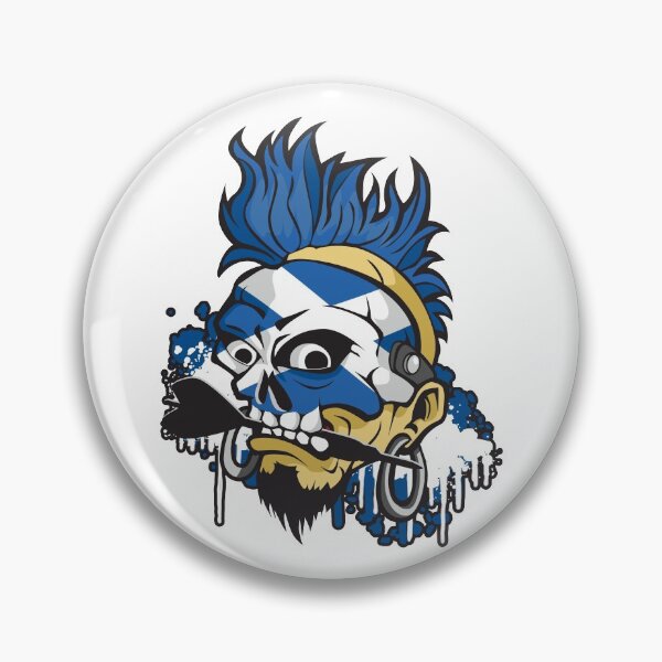 Item preview, Darts Punk Scotland Paint Splatter designed and sold by OmmeDesigns.