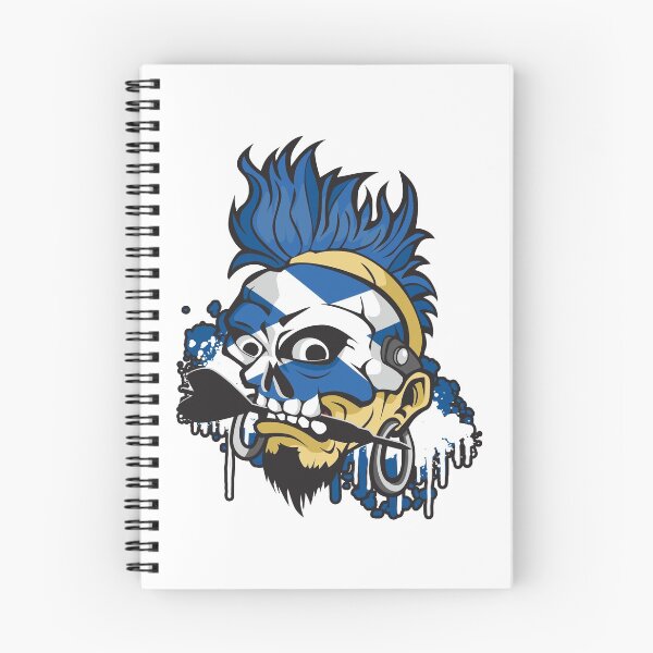 Item preview, Darts Punk Scotland Paint Splatter designed and sold by OmmeDesigns.