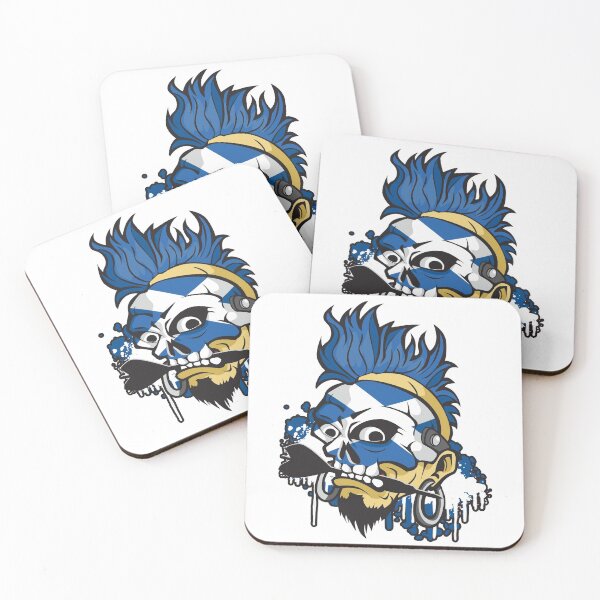 Item preview, Darts Punk Scotland Paint Splatter designed and sold by OmmeDesigns.