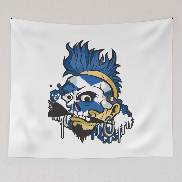Item preview, Darts Punk Scotland Paint Splatter designed and sold by OmmeDesigns.