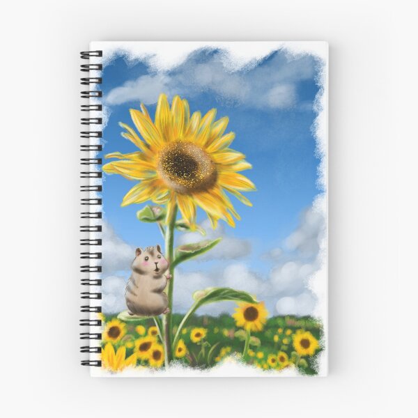 Item preview, The sunflower and the hamster designed and sold by SerenaVisualArt.