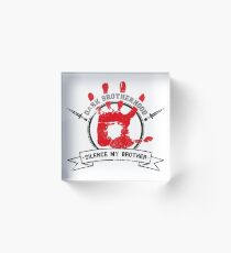 Dark Brotherhood - White Acrylic Block