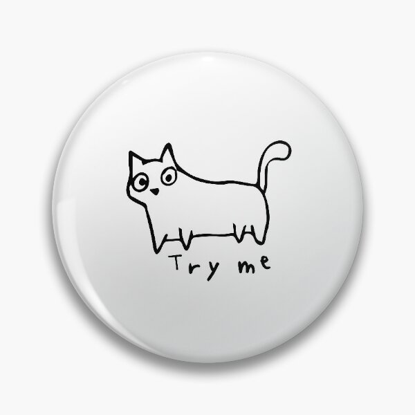Item preview, Try Me Intimidating Cats Crowd Cute Cat  designed and sold by Paper Hearteu.