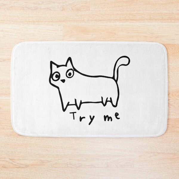Item preview, Try Me Intimidating Cats Crowd Cute Cat  designed and sold by Paper Hearteu.