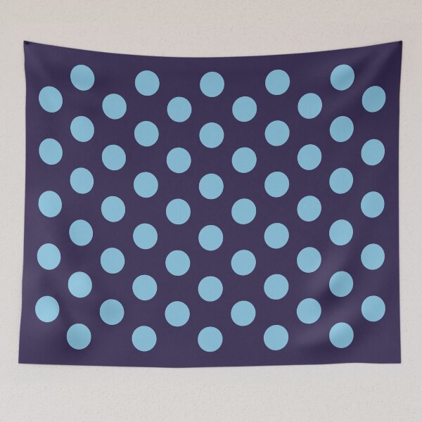 Item preview, Medium BABY BLUE and NAVY BLUE POLKA DOTS designed and sold by RachelMacht.