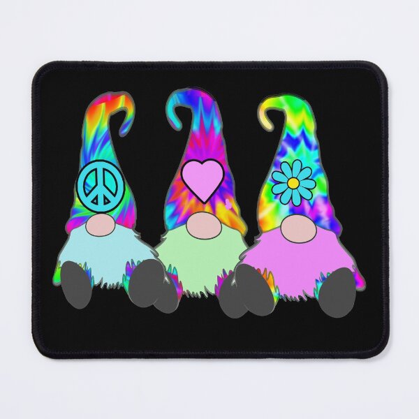 Item preview, 3 Hippie Gnomes Tie Dye Hat Retro Peace Groovy designed and sold by funnytshirtemp.