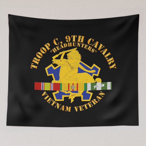 Item preview, Army - Troop C, 9th Cavalry - Headhunters - Vietnam Vet w VN SVC X 300 designed and sold by Military Insignia Products.