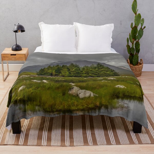 Item preview, Dramatic landscape in Glencoe Scotland mountains and trees designed and sold by HaleyRedshaw.