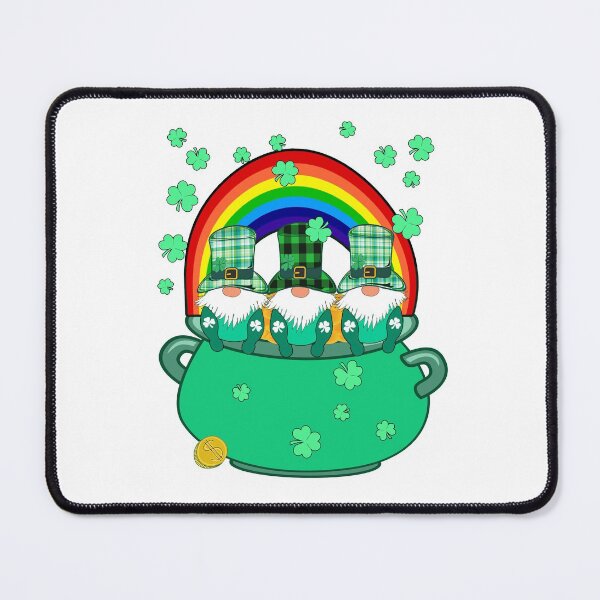 Item preview, 3 Cute Leprechauns Gnomes Pot Of Gold Rainbow Irish Funny designed and sold by funnytshirtemp.