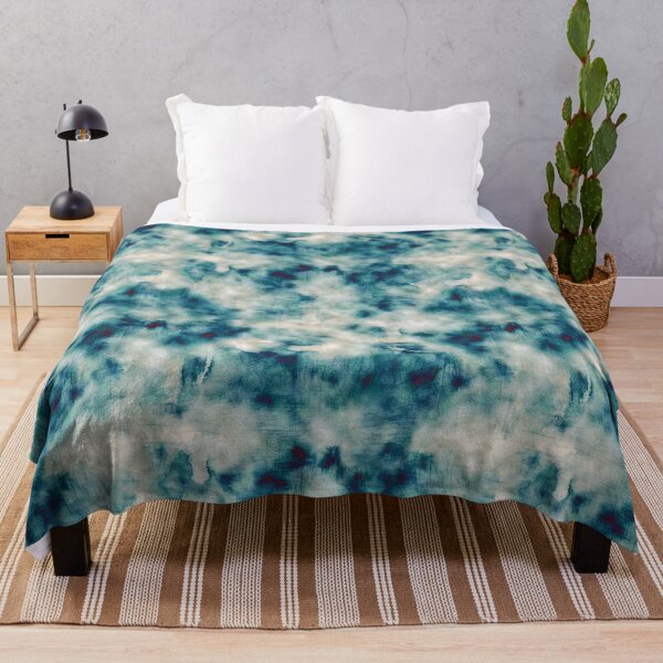 Item preview, Elegant Blue Tie Dye Print designed and sold by RSDigitalPrintDesign.