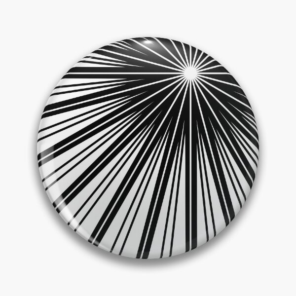 Item preview, Black and White Sunburst Art Deco - Radial Sunburst Art - Modern Abstract Geometric Art designed and sold by jacnotjac.