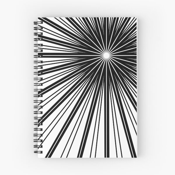 Item preview, Black and White Sunburst Art Deco - Radial Sunburst Art - Modern Abstract Geometric Art designed and sold by jacnotjac.