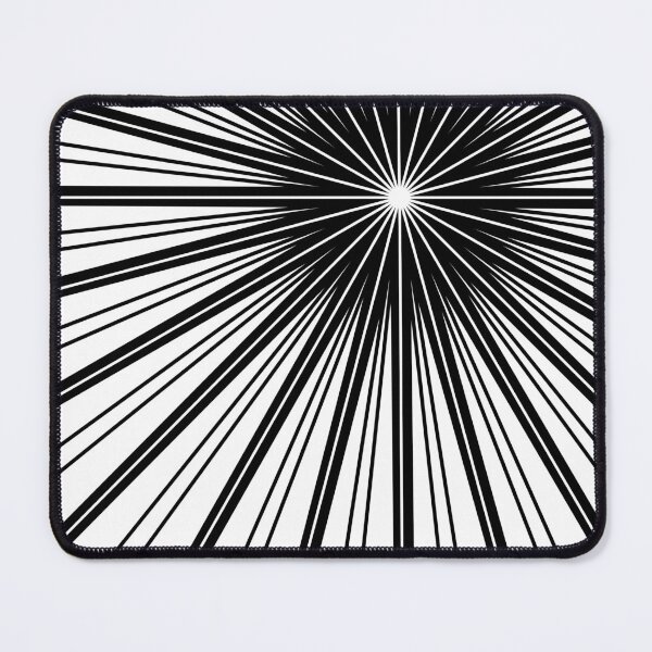 Item preview, Black and White Sunburst Art Deco - Radial Sunburst Art - Modern Abstract Geometric Art designed and sold by jacnotjac.
