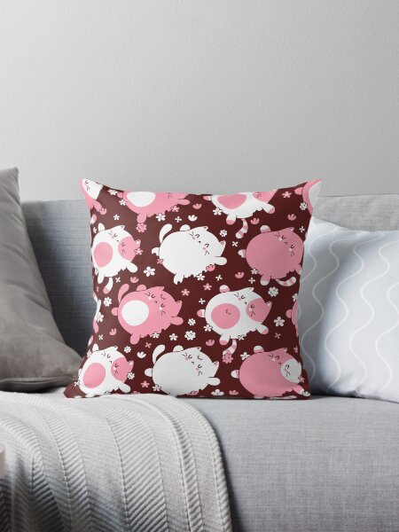 Item preview, cute cat seamless pattern designed and sold by Hoetoons.