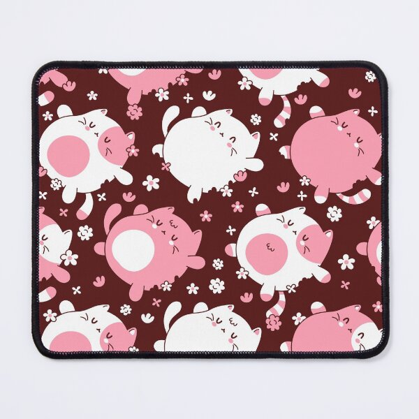 Item preview, cute cat seamless pattern designed and sold by Hoetoons.