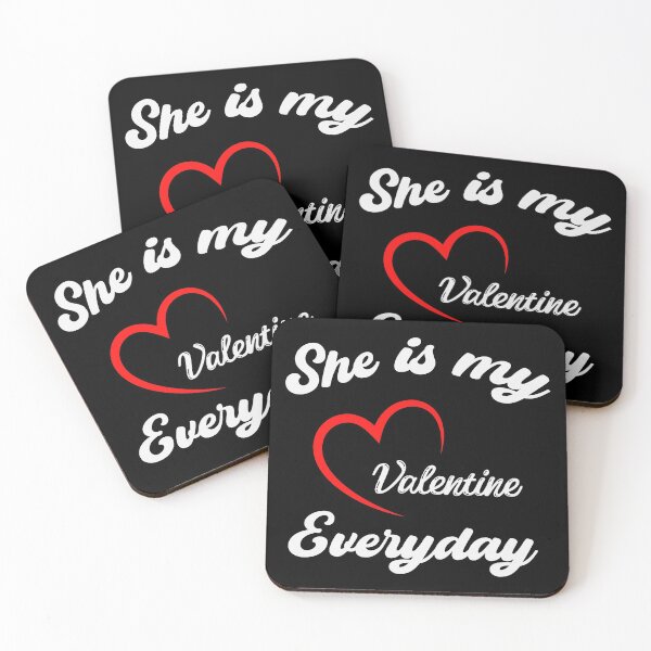 Item preview, She is my valentine everyday designed and sold by pnkpopcorn.