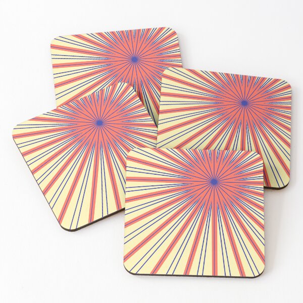 Item preview, Colorful Sunburst Art -  Radial Sunburst Art - Modern Abstract Geometric Art designed and sold by jacnotjac.