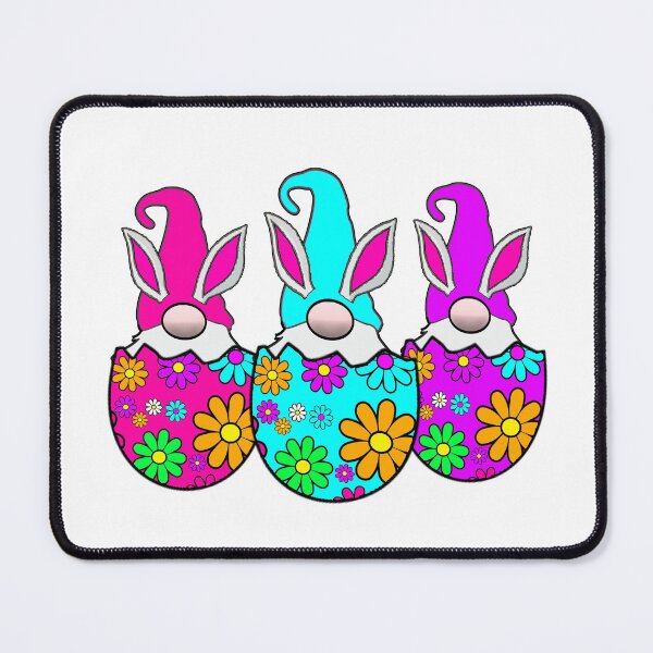 Item preview, 3 Easter Egg Gnomes Pastel Spring Bunny Ears Rabbit Cute designed and sold by funnytshirtemp.