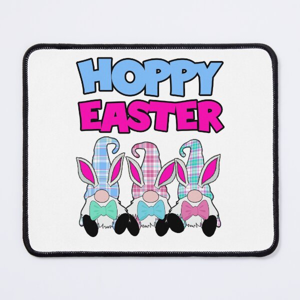 Item preview, Hoppy Easter Gnomes Pastel Spring Bunny Ears Rabbit Cute Pastel Plaid designed and sold by funnytshirtemp.