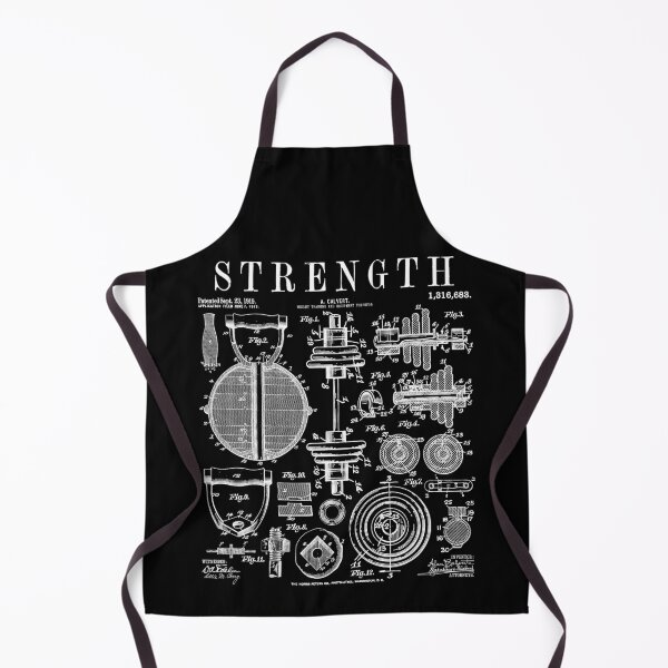 Item preview, Gym Fitness Workout Dumbbell Kettlebell Vintage Patent Print designed and sold by GrandeDuc.