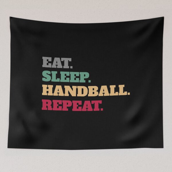 Item preview, Eat Sleep Handball Repeat Apparel designed and sold by Salvadax.