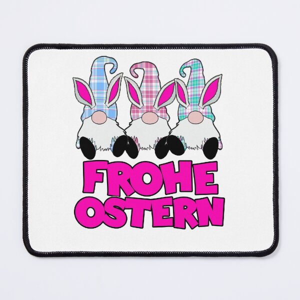 Item preview, Frohe Ostern, Easter Gnomes Pastel Spring Bunny Ears Rabbit Cute Pastel Plaid designed and sold by funnytshirtemp.