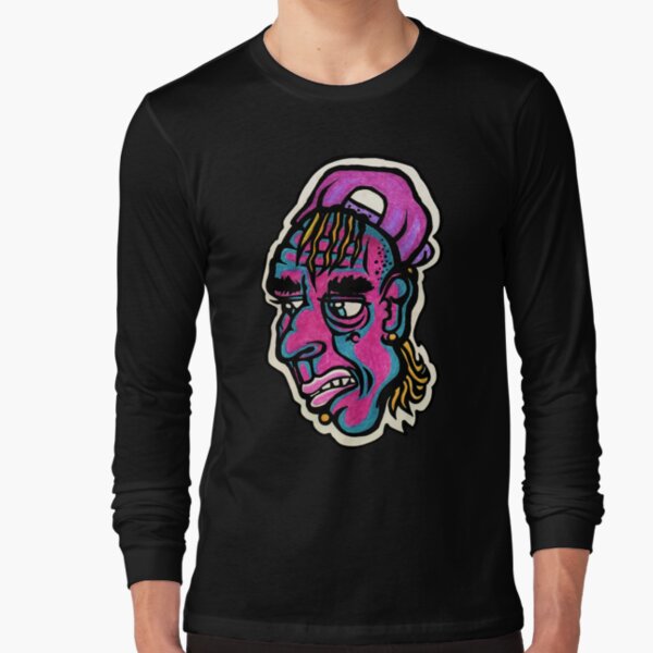 Burnout - Black Background Version Long Sleeve T-Shirt