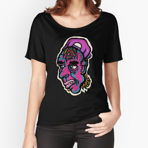 Burnout - Black Background Version Relaxed Fit T-Shirt