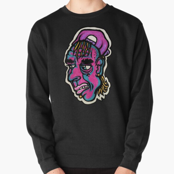 Burnout - Black Background Version Pullover Sweatshirt