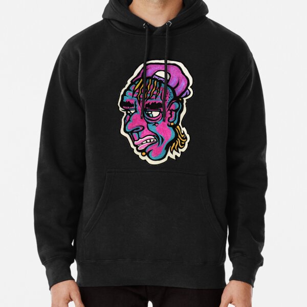 Burnout - Black Background Version Pullover Hoodie