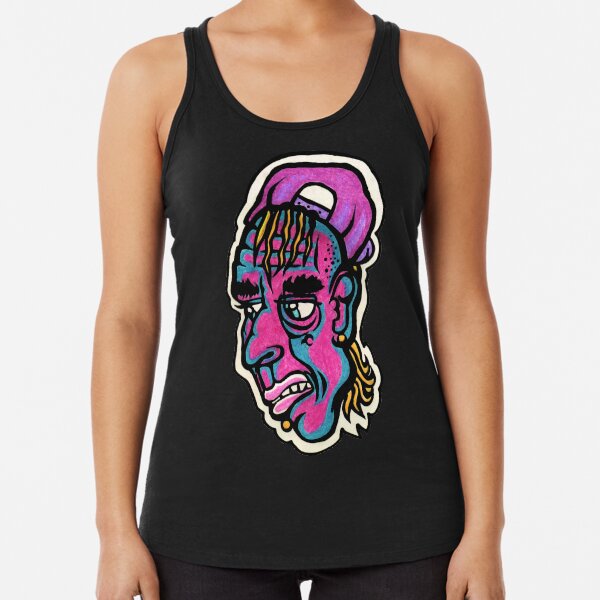 Burnout - Black Background Version Racerback Tank Top