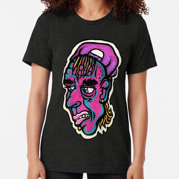 Burnout - Black Background Version Tri-blend T-Shirt