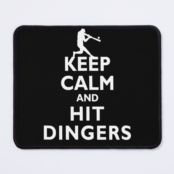 Item preview, Keep Calm and Hit Dingers Baseball Hitter designed and sold by andrewbrian.