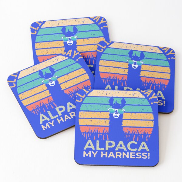 Item preview, Climbing You Say Alpaca My Harness Sticker designed and sold by CarmenRei.