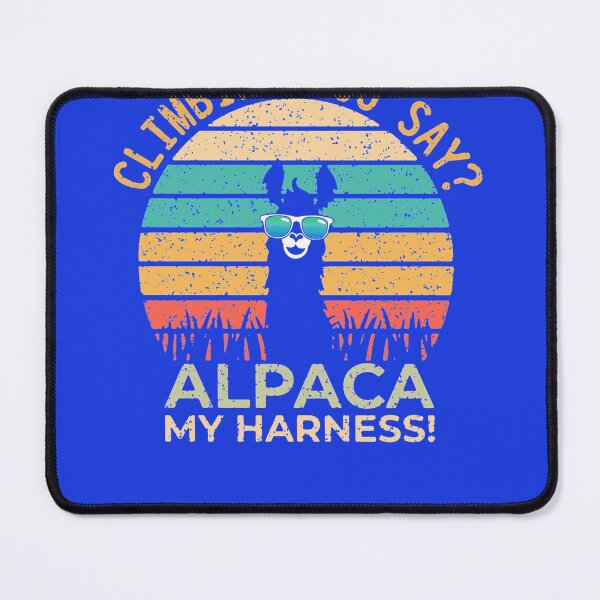Item preview, Climbing You Say Alpaca My Harness Sticker designed and sold by CarmenRei.