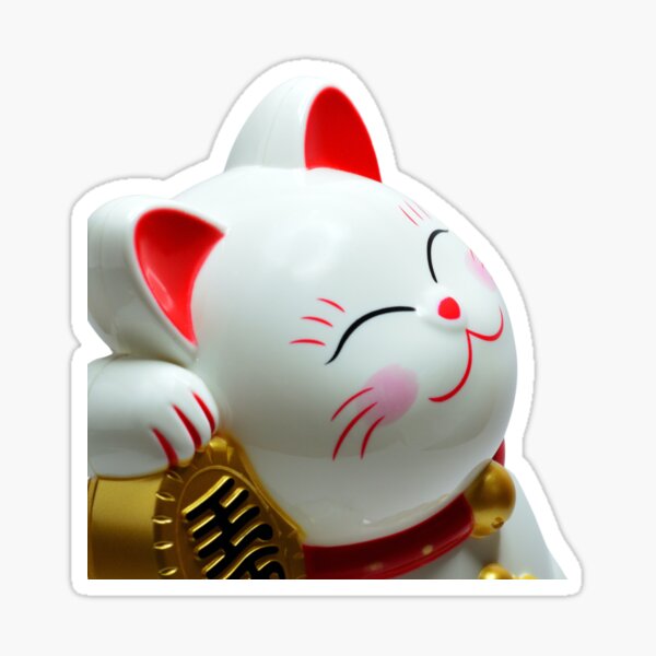 Beluga Cat Sticker for Sale by LUCKY DESIGNER