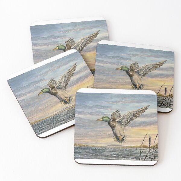 Item preview, Duck In Flight  designed and sold by SunscapesArt.