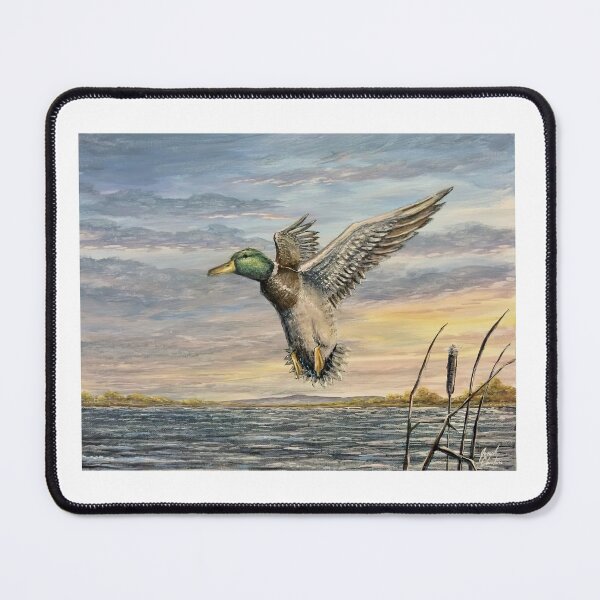 Item preview, Duck In Flight designed and sold by SunscapesArt.