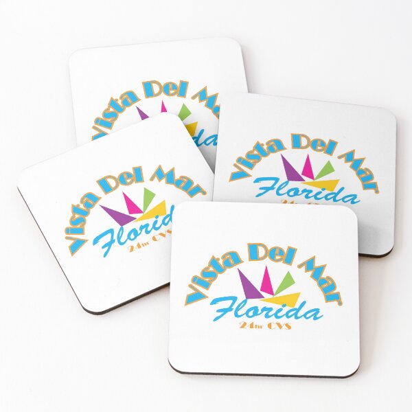 Item preview, Vista Del Mar Florida Retro Beach Vibes Barb and Star CVS designed and sold by Swaygo.