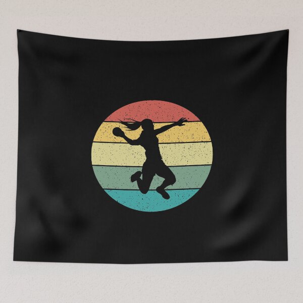 Item preview, Retro Vintage Male Handball Player designed and sold by Salvadax.