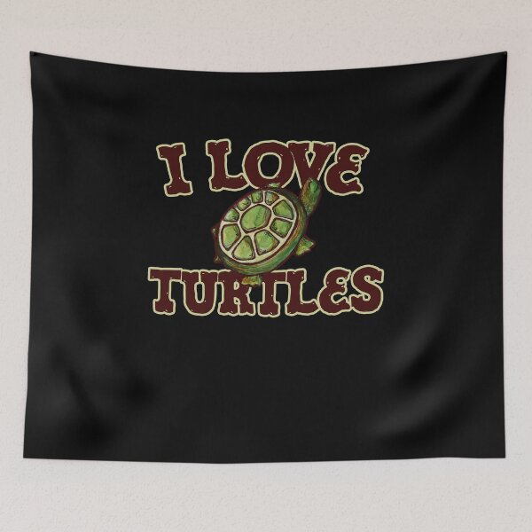 Item preview, I Love Turtles designed and sold by FrictionMaxxing.