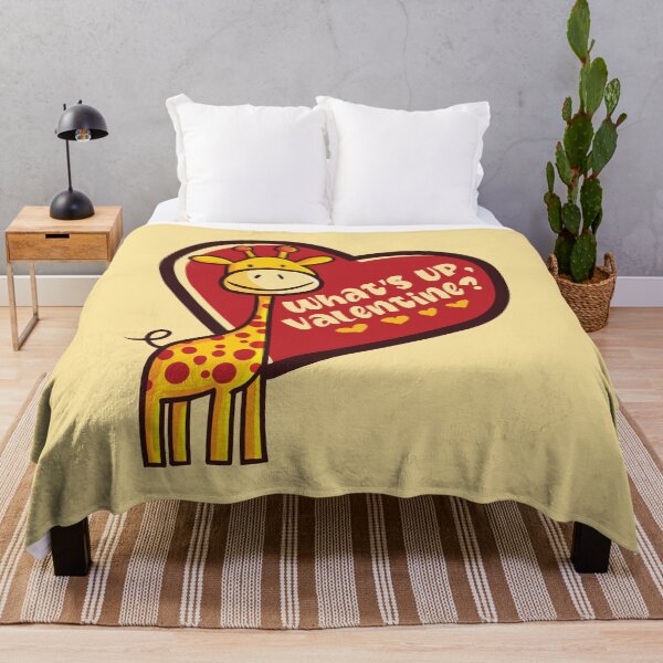 Item preview, What's Up, Valentine Giraffe designed and sold by ChelleCreate.