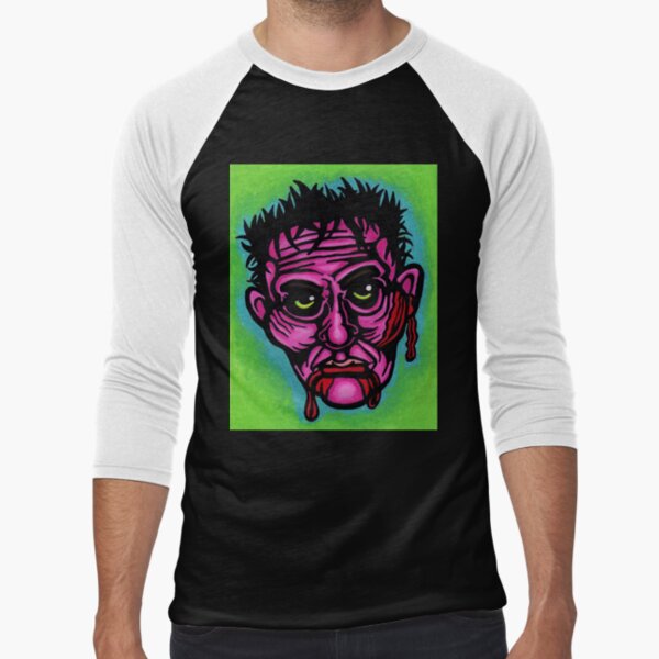 Pink Zombie Baseball ¾ Sleeve T-Shirt