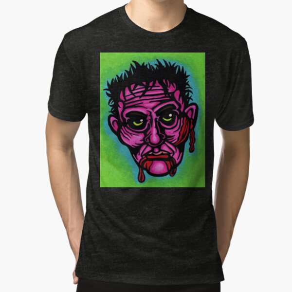 Pink Zombie Tri-blend T-Shirt