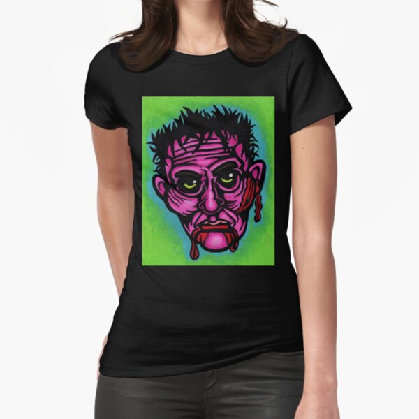 Pink Zombie Fitted T-Shirt